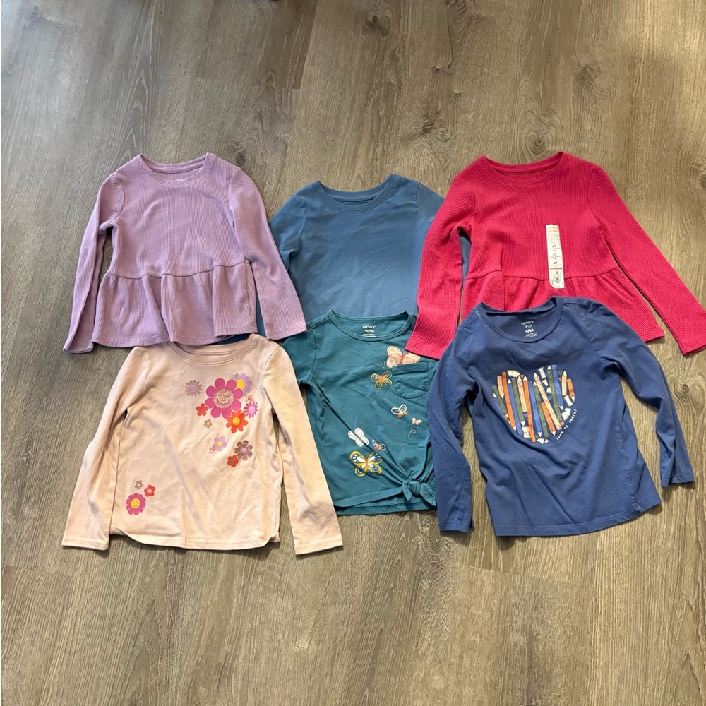 Toddler Girls Shirts - 4T/4
